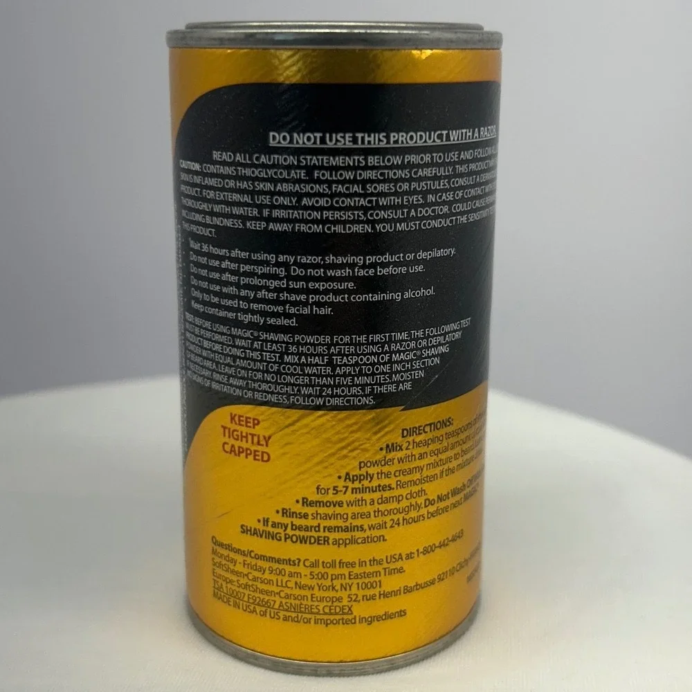 2‎ Pack SoftSheen-Carson Magic Fragrant Shaving Powder Gold 4.5oz Depilatory New